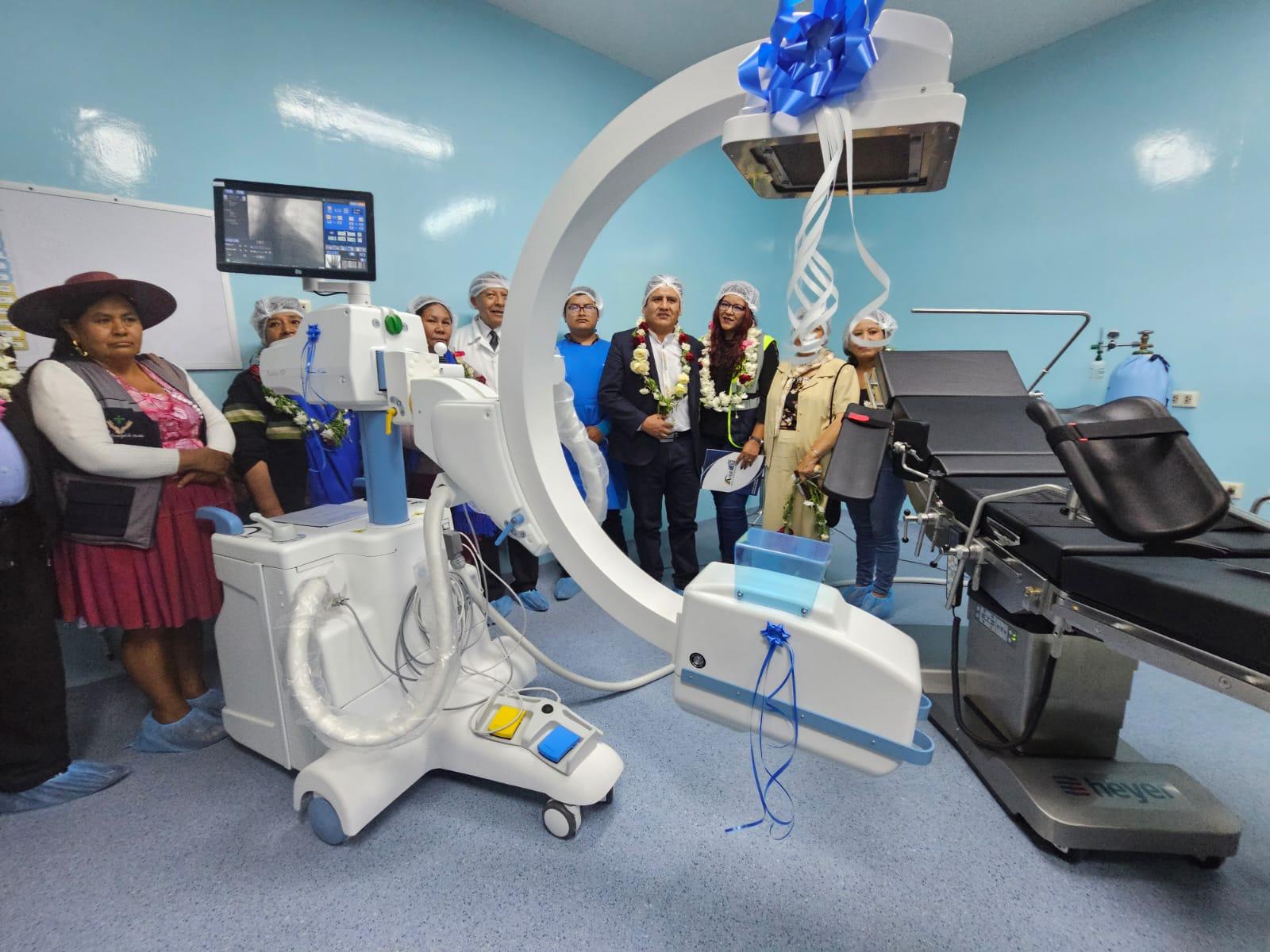Gobierno nacional realiza entrega oficial de equipamiento médico al Hospital de Segundo Nivel “Solomón Klein” de Sacaba